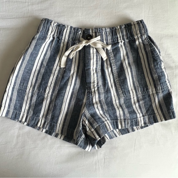Forever 21 Pants - Striped chambray shorts